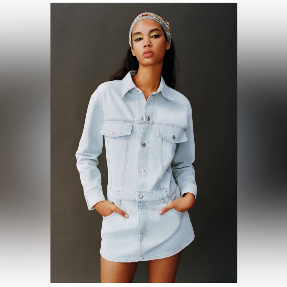 Zara Denim Dress size medium